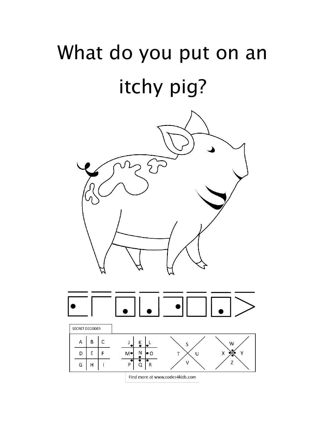 Pig cipher